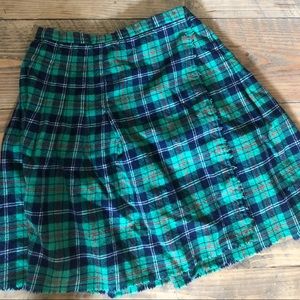 Women’s Plaid Skirt Mid length